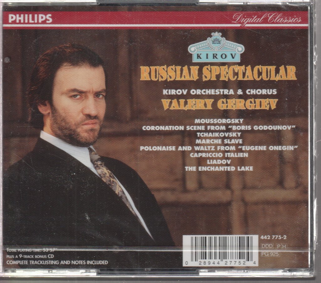 Kirov Orchestra, Chorus, Valery Gergiev - Moussorgsky Tchaikovsky: A Russian Spectacular - Double Cd