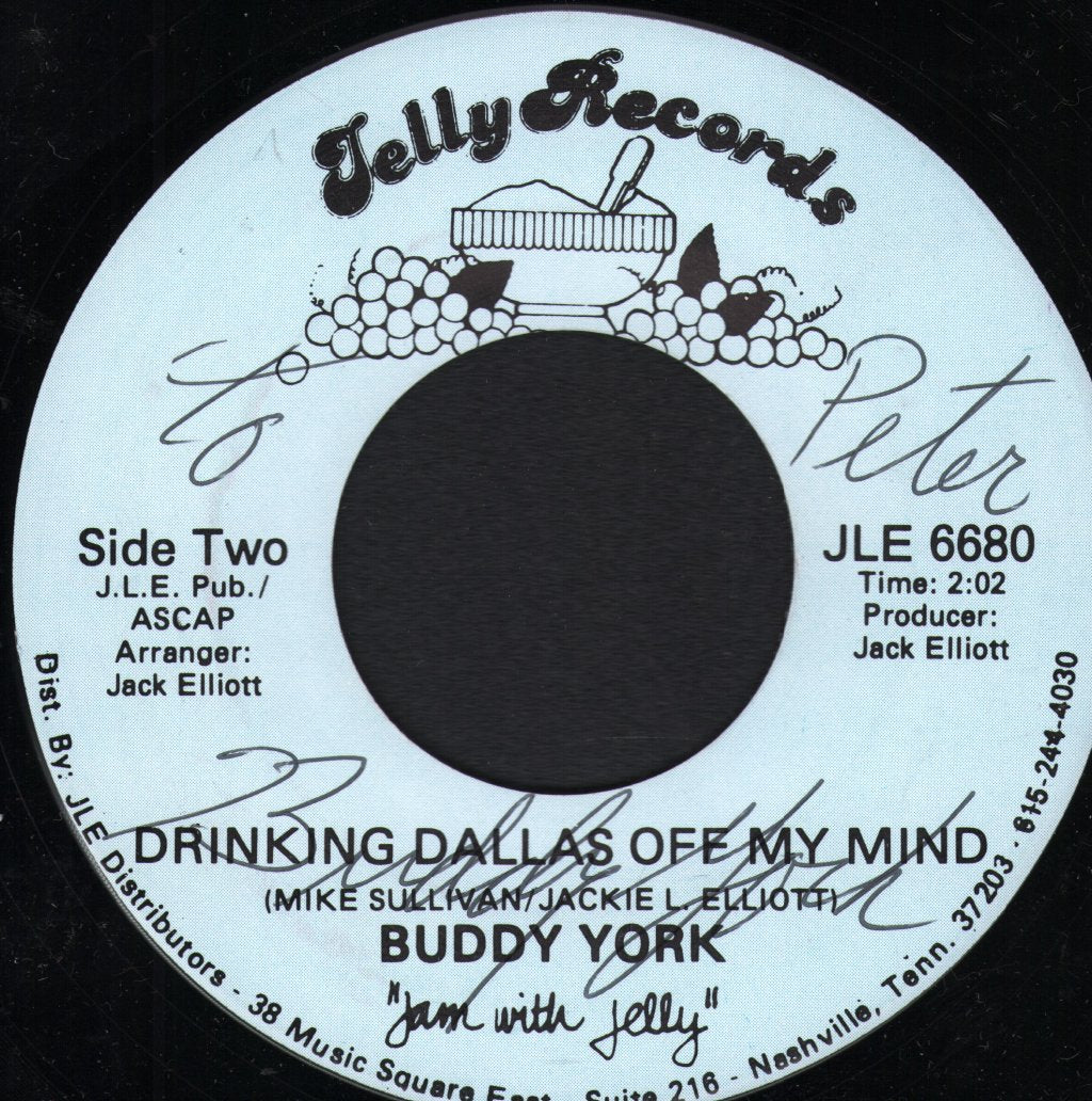 Buddy York - Wanted Man - 7 Inch