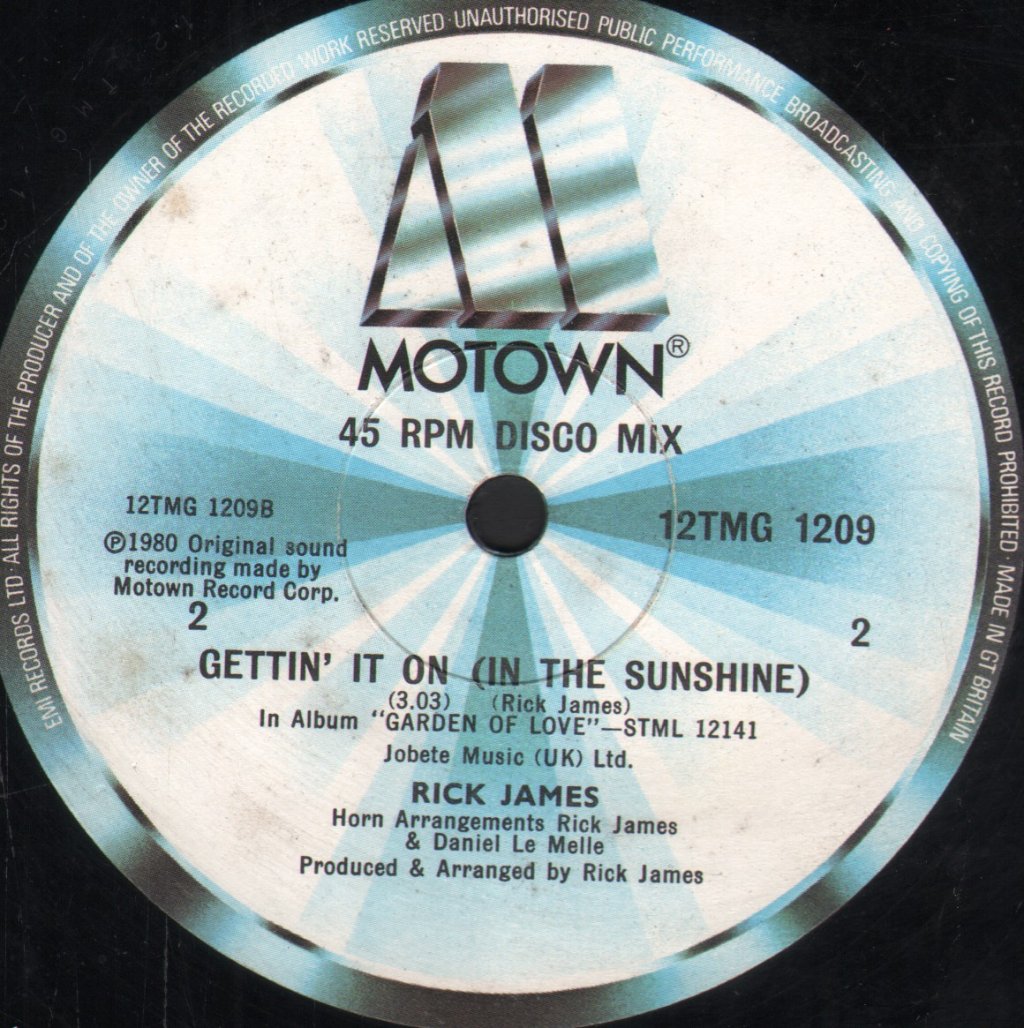 Rick James - Summer Love - 12 Inch