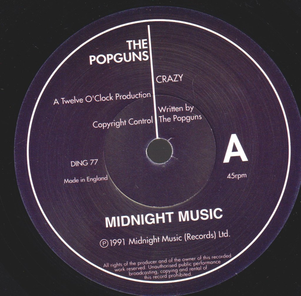 Popguns - Crazy - 7 Inch