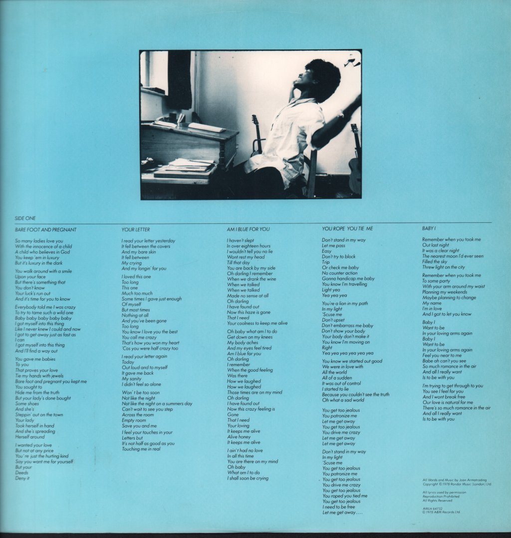 Joan Armatrading - To The Limit - Lp