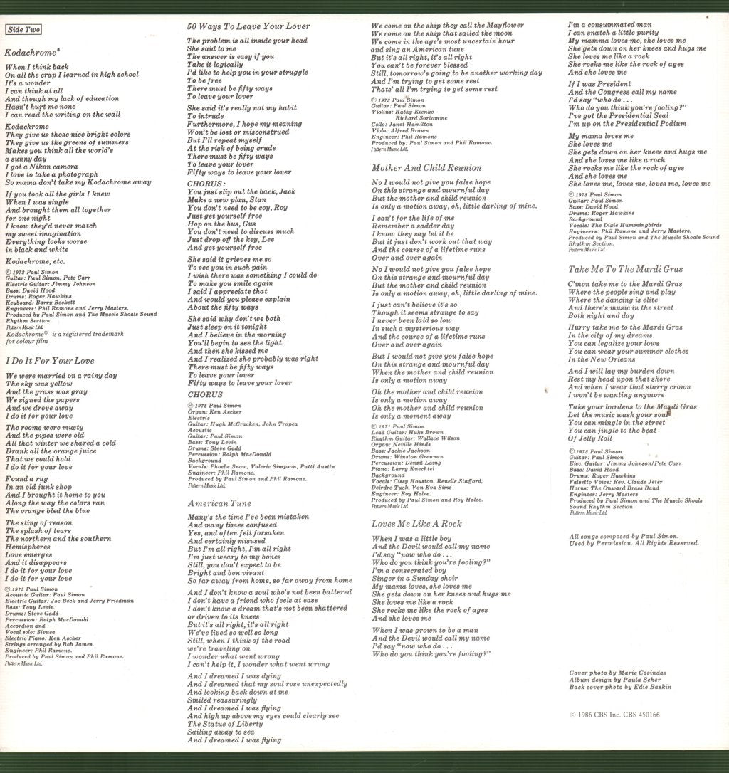 Paul Simon - Greatest Hits, Etc. - Lp