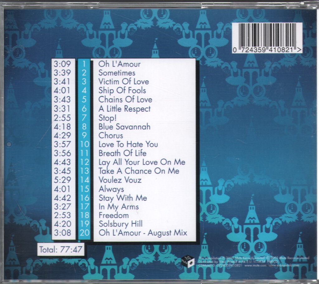 Erasure - Hits! The Very Best Of Erasure - Cd