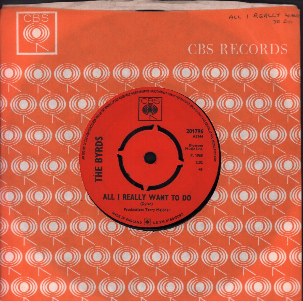 Byrds - All I Really Want To Do - 7 Inch