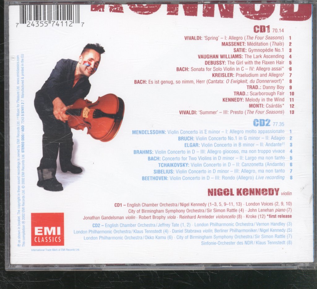 Nigel Kennedy - Nigel Kennedy's Greatest Hits - Double Cd