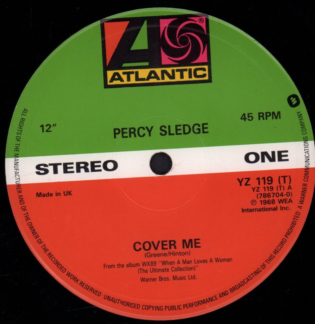 Percy Sledge - Cover Me - 12 Inch