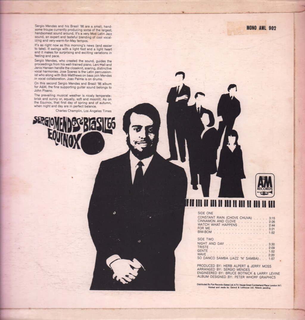 Sérgio Mendes & Brasil '66 - Equinox - Lp