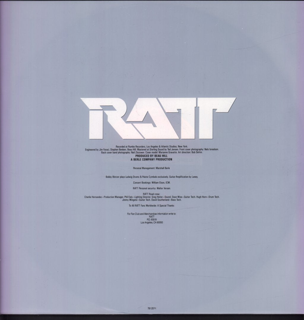 Ratt - Invasion Of Your Privacy - Lp