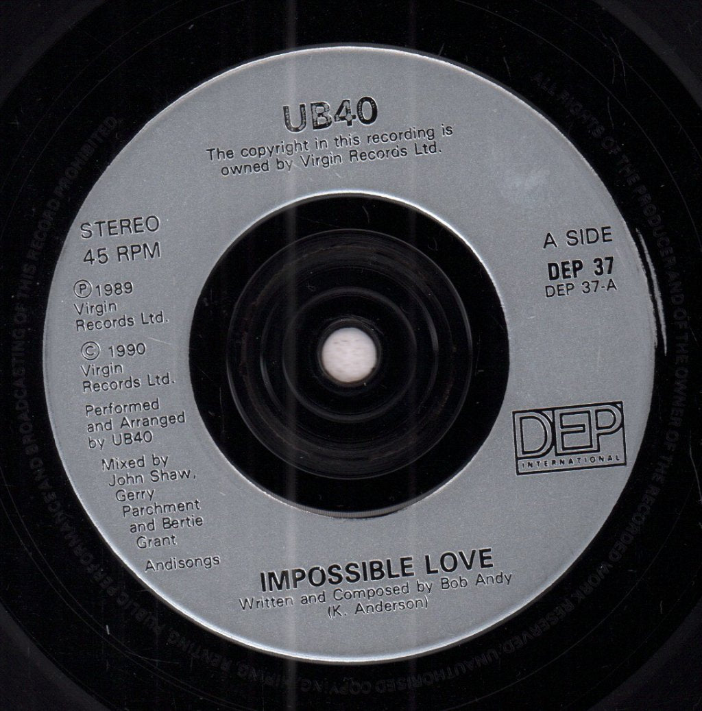 UB40 - Impossible Love - 7 Inch