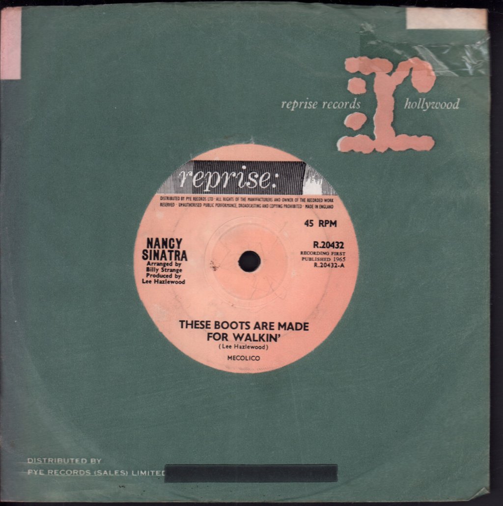 Nancy Sinatra - These Boots Are Made For Walkin' - 7 Inch