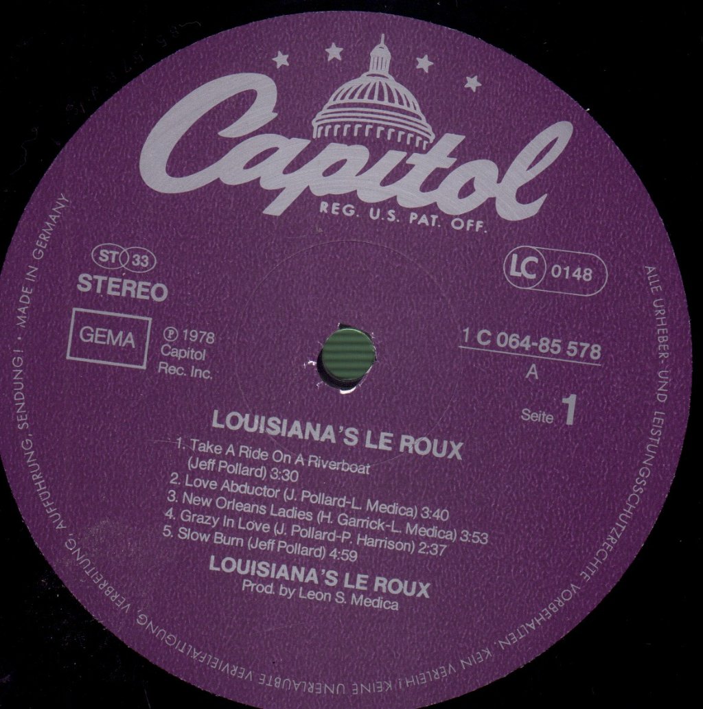 Le Roux - Louisiana's Le Roux - Lp