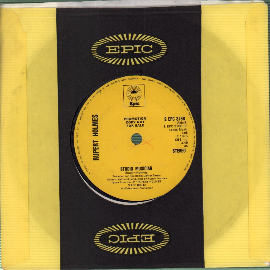 Rupert Holmes - Rifles And Rum - 7 Inch