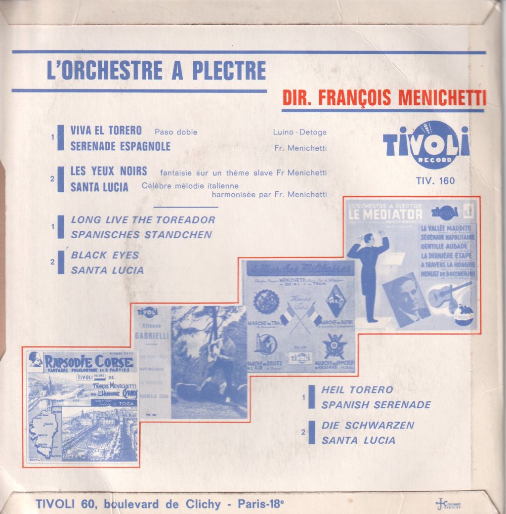 Orchestre A Plectre Le Mediator - Viva El Torero - 7 Inch