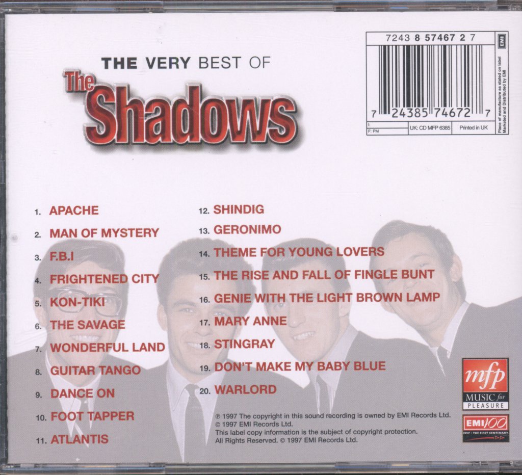 Shadows - Very Best Of The Shadows - Cd