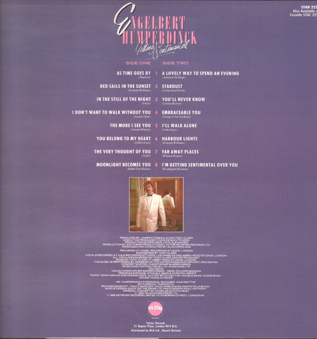 Engelbert Humperdinck - Getting Sentimental - Lp