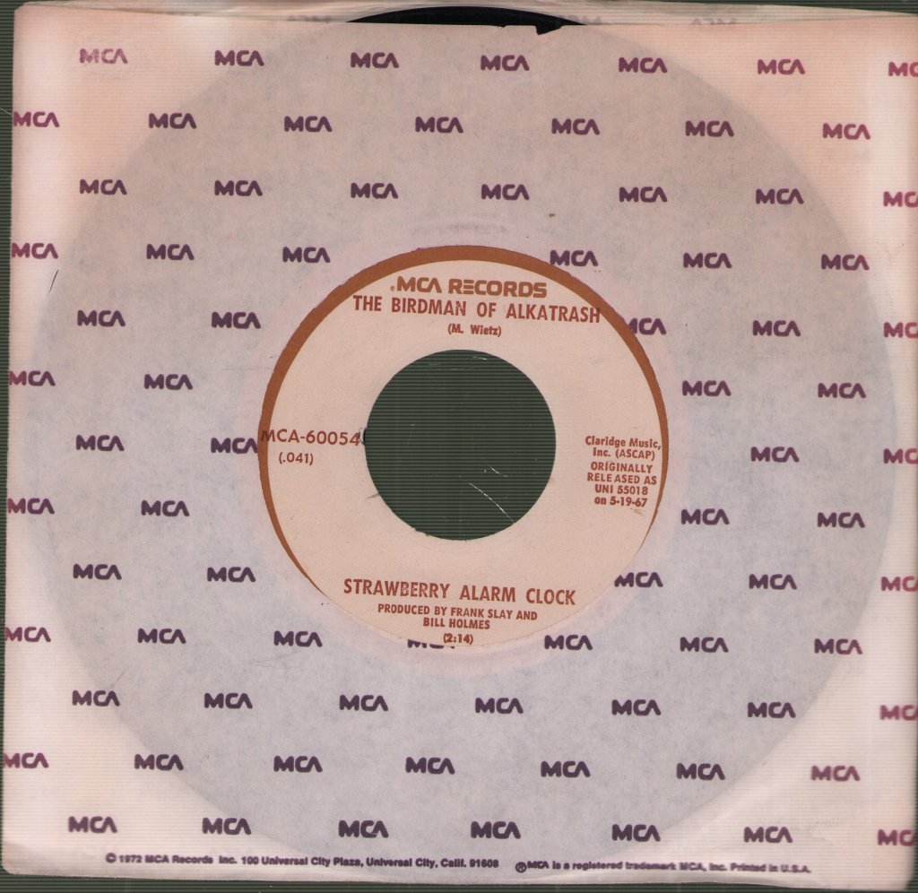 Strawberry Alarm Clock - Incense And Peppermints / The Birdman Of Alkatrash - 7 Inch