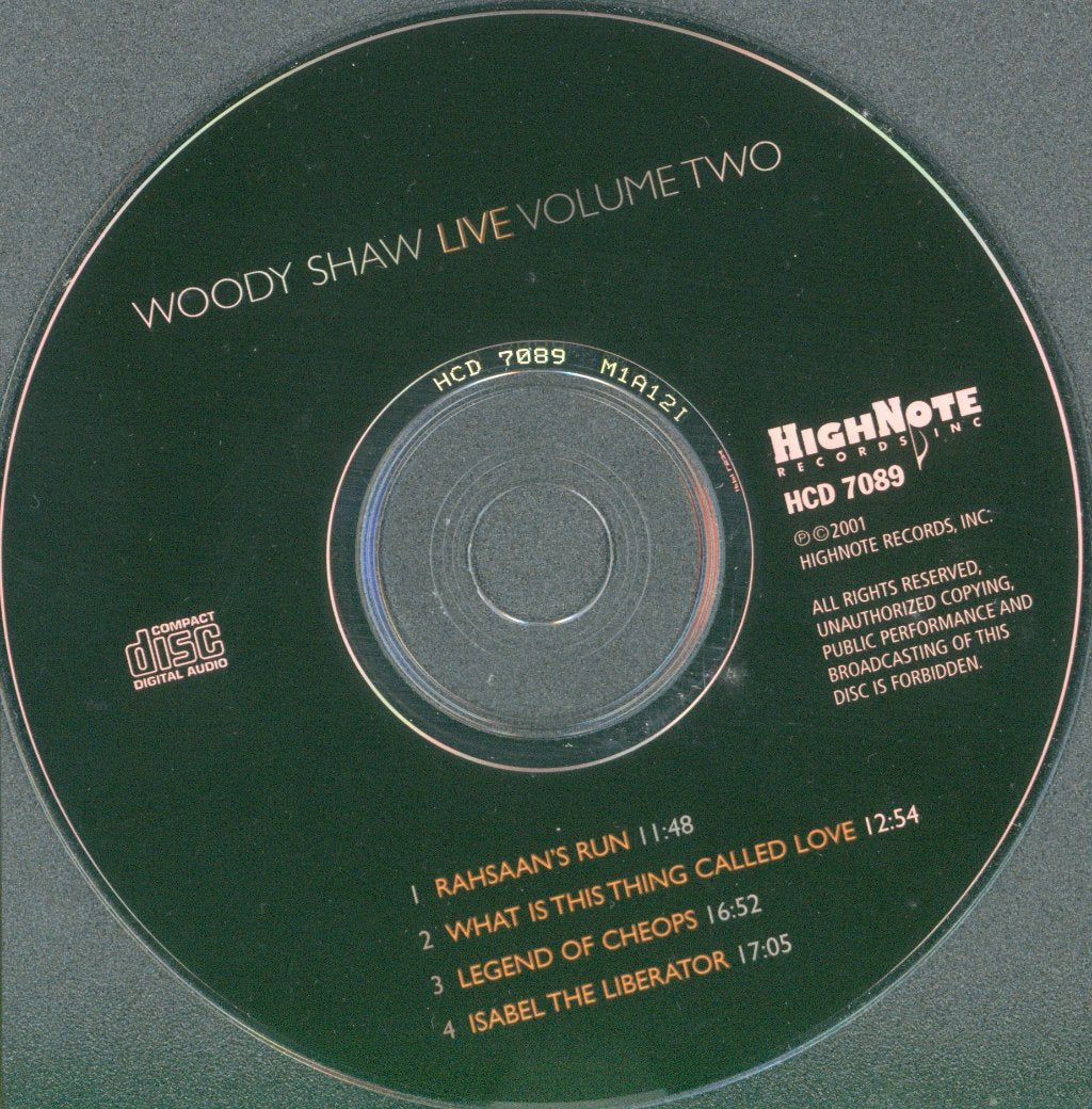 Woody Shaw - Live Volume Two - Cd