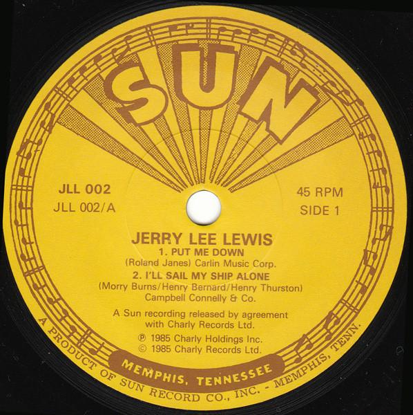 Jerry Lee Lewis - Fabulous Jerry Lee Lewis Volume Two - 7 Inch
