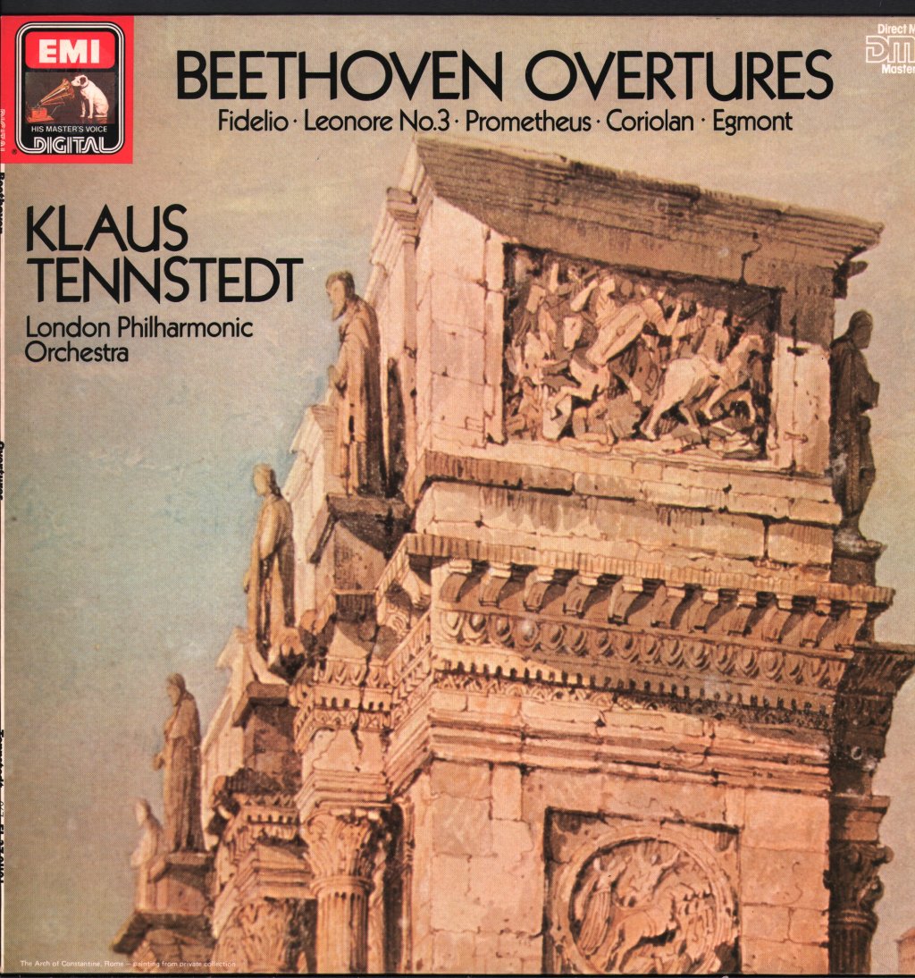 Klaus Tennstedt / London Philharmonic Orchestra - Beethoven Overtures - Lp