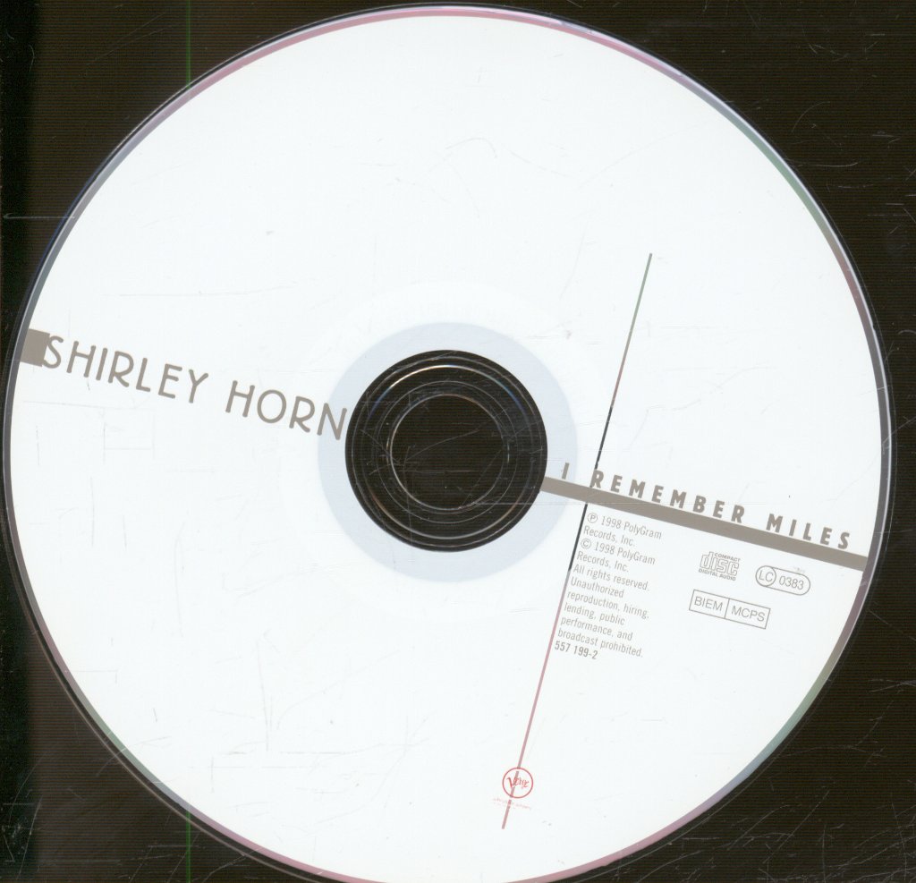 Shirley Horn - I Remember Miles - Cd