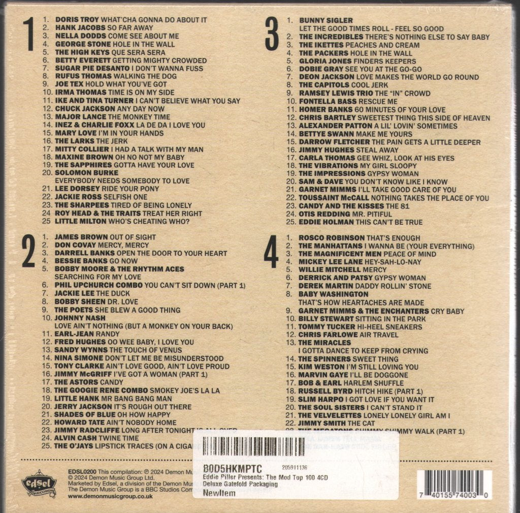 Eddie Piller presents - The Mod Top 100 - Cd Set