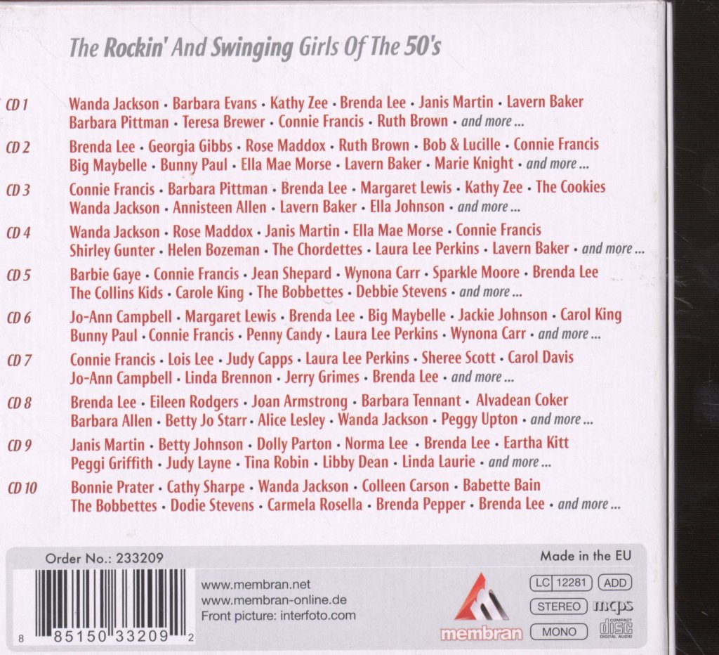 Various Artists - Rock 'N' Roll Girls - Cd Set