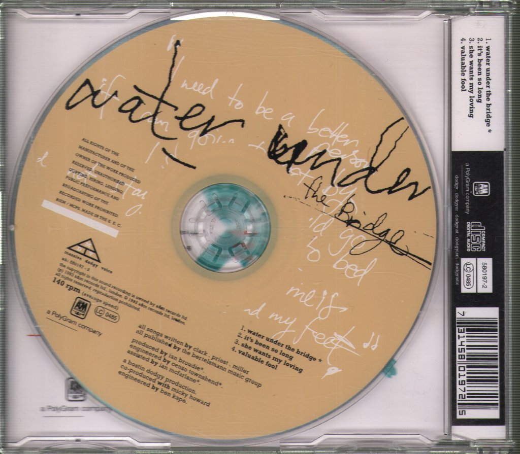 Dodgy - Water Under The Bridge - Cd