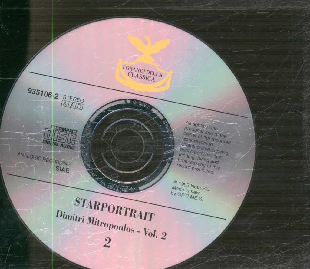 Dimitri Mitropoulos - Starportrait Vol 2 - Double Cd