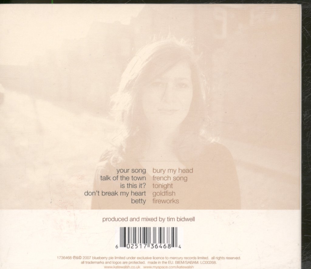 Kate Walsh - Tim's House - Cd
