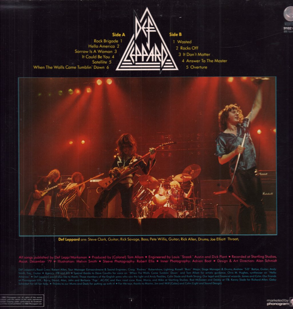 Def Leppard - On Through The Night - Lp