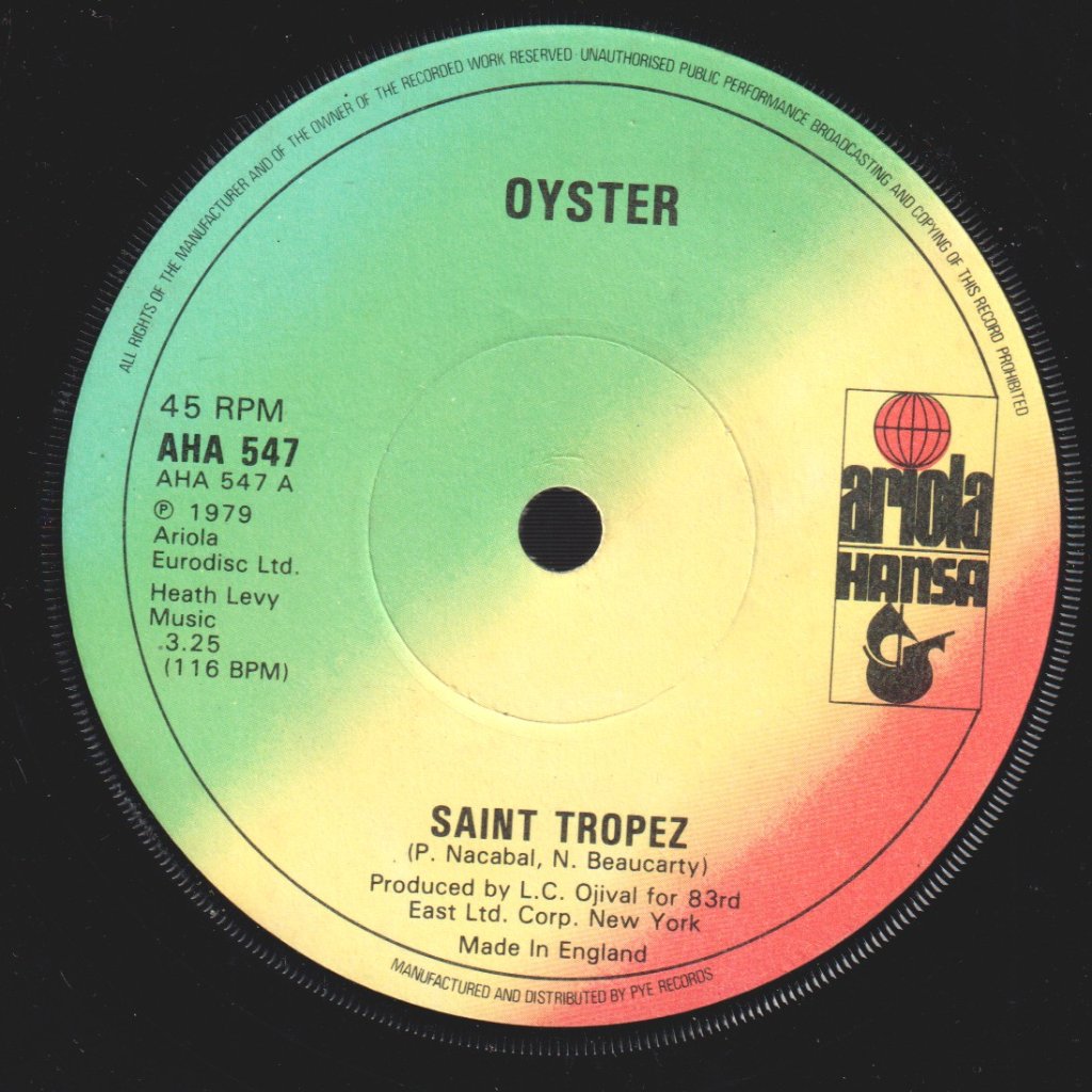 Oyster - Saint Tropez - 7 Inch