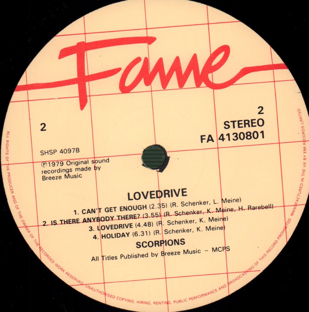 Scorpions - Lovedrive - Lp