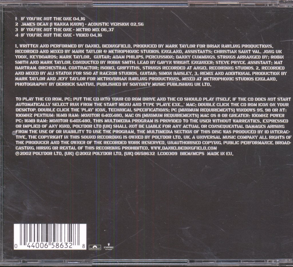 Daniel Bedingfield - If You're Not The One - Cd