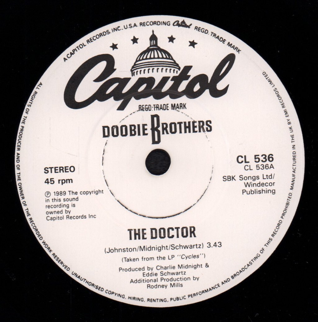 Doobie Brothers - Doctor - 7 Inch