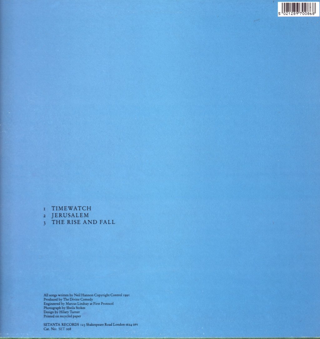 Divine Comedy - Timewatch - 12 Inch