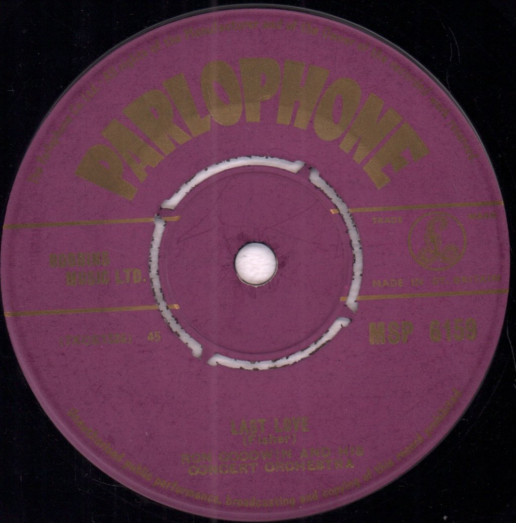 ron goodwin and his concert orchestra and chorus - under the linden tree - 7 Inch