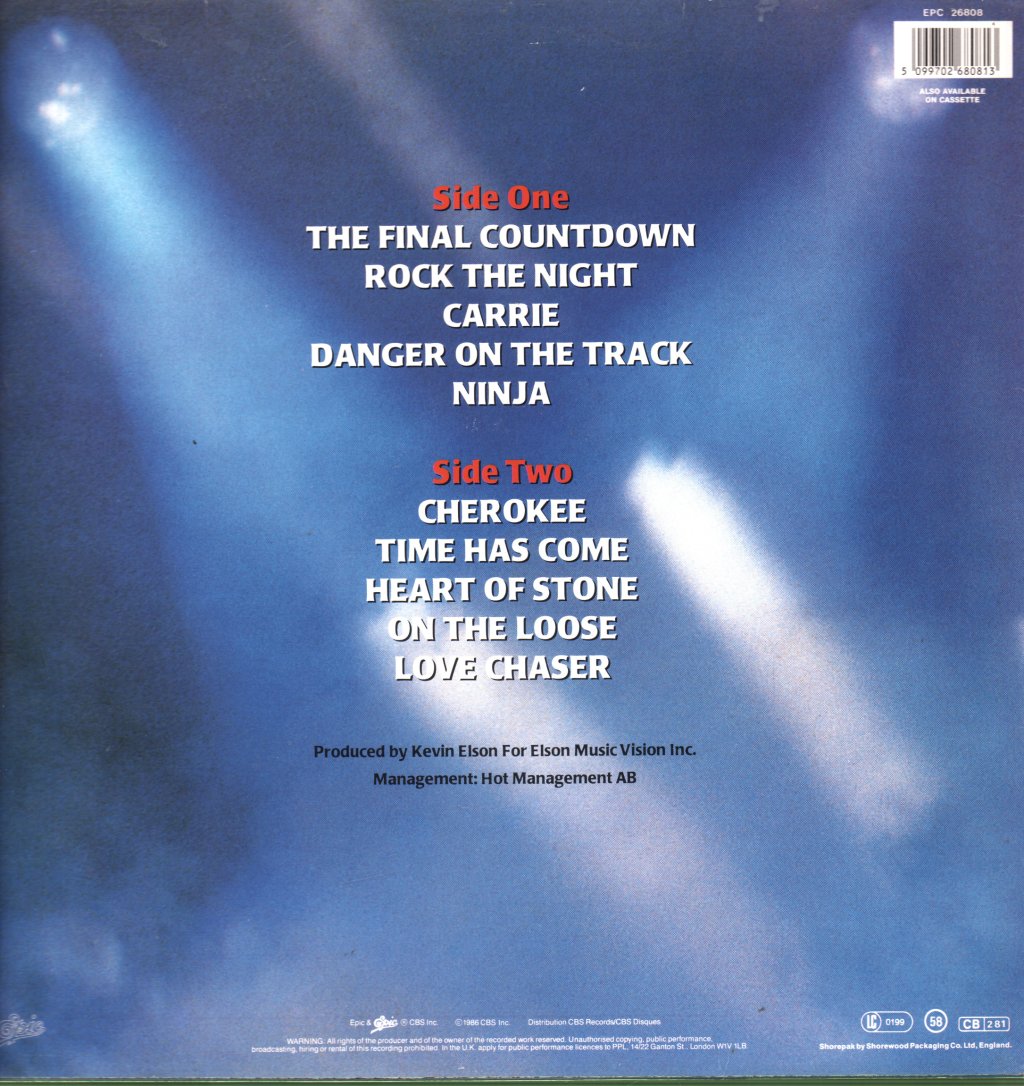 Europe - Final Countdown - Lp
