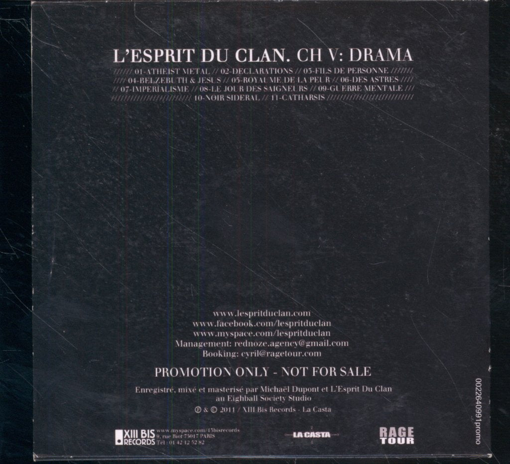 L'Esprit Du Clan - CH V : Drama - Cd