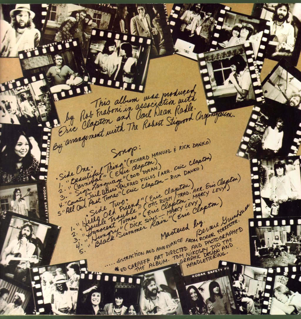 Eric Clapton - No Reason To Cry - Lp