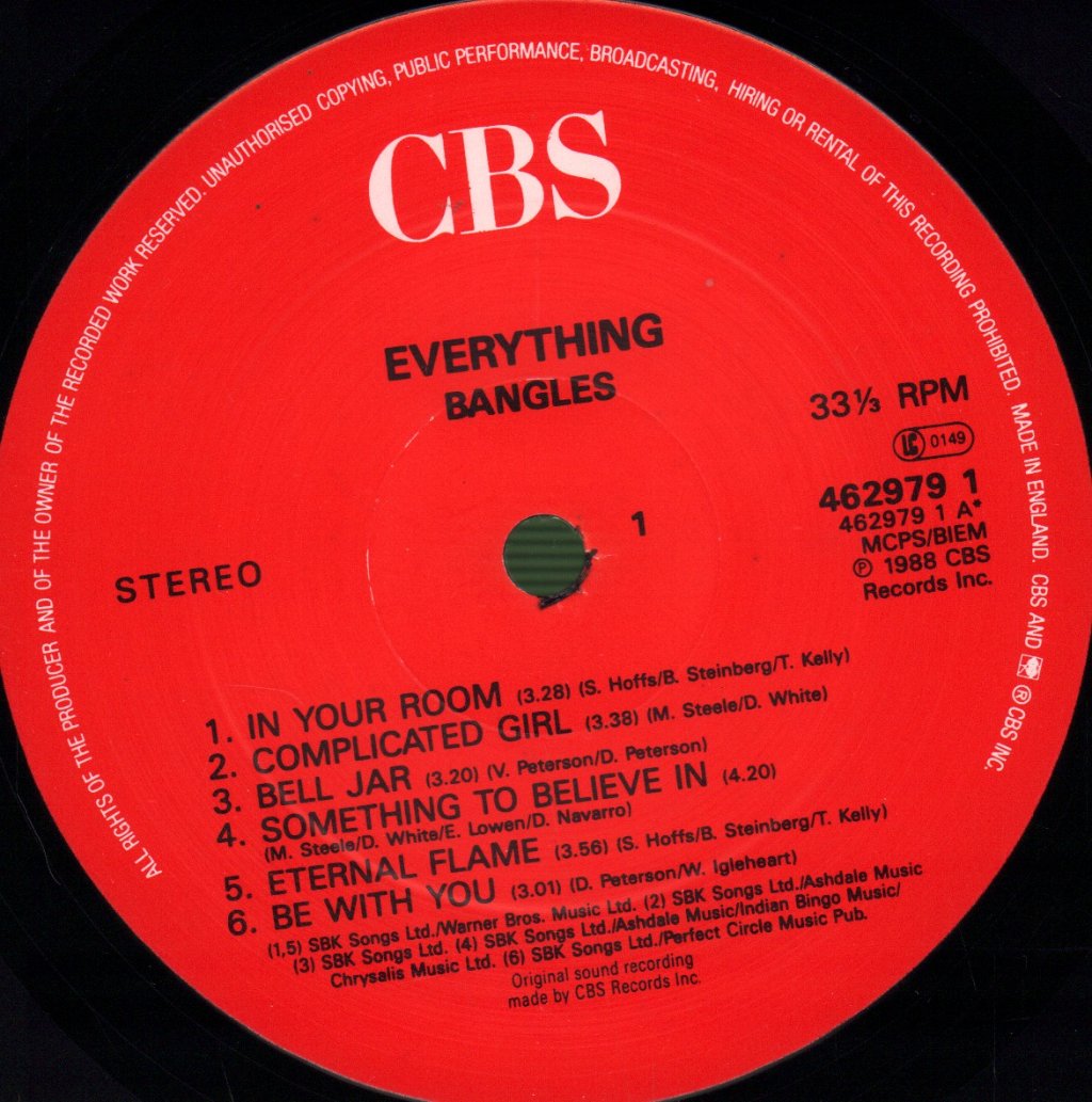 Bangles - Everything - Lp