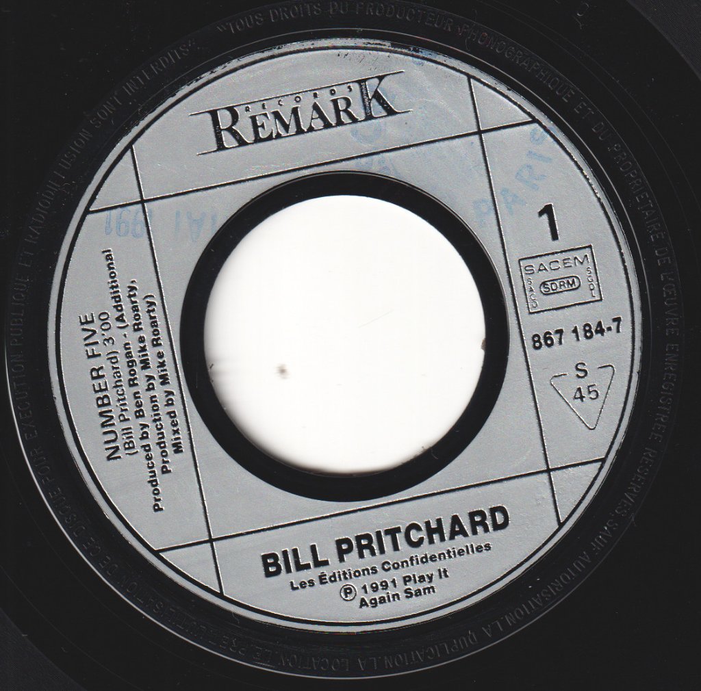 Bill Pritchard - Number Five - 7 Inch