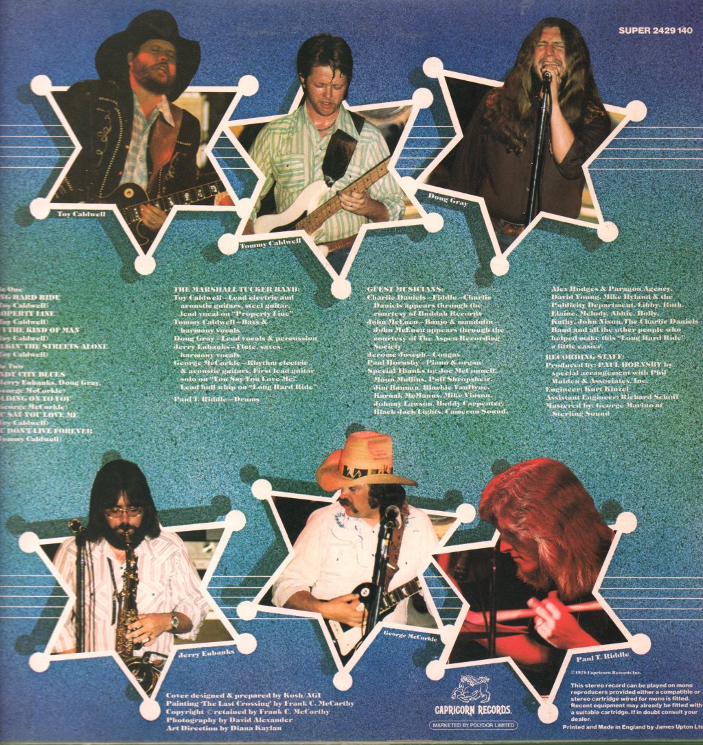 Marshall Tucker Band - Long Hard Ride - Lp