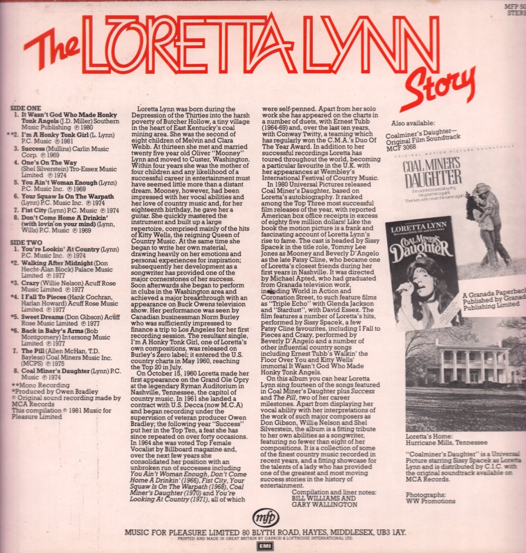 Loretta Lynn - Story - Lp