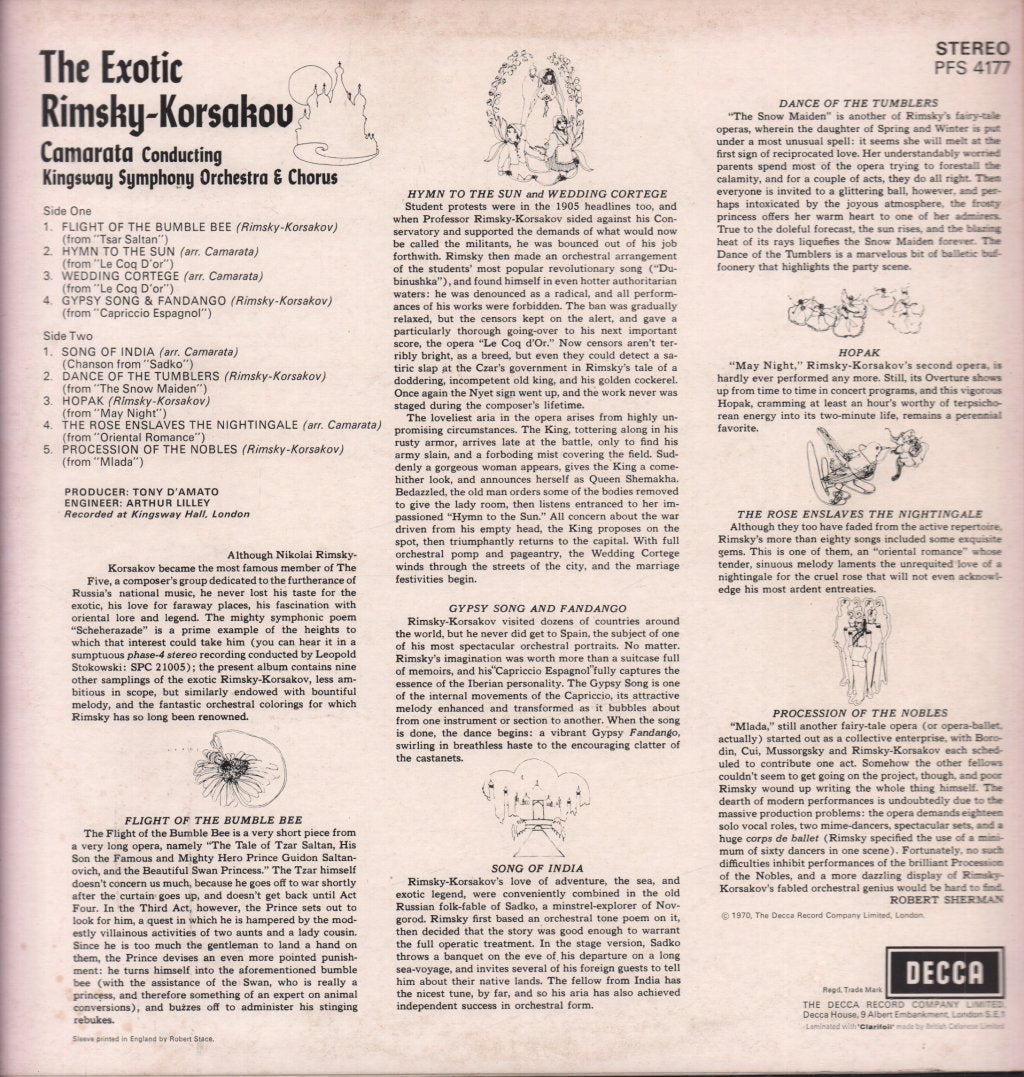 Tutti Camarata - Exotic Rimsky-Korsakov - Lp