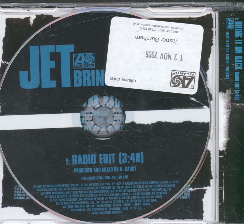 Jet (2000 Indie Group) - Bring It On Back - Cd