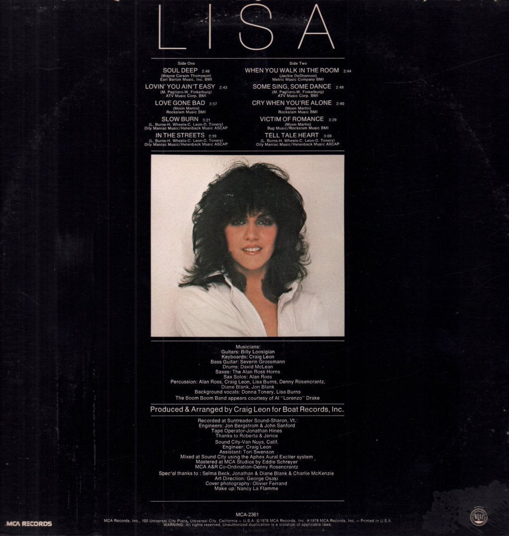 Lisa Burns - Lisa Burns - Lp
