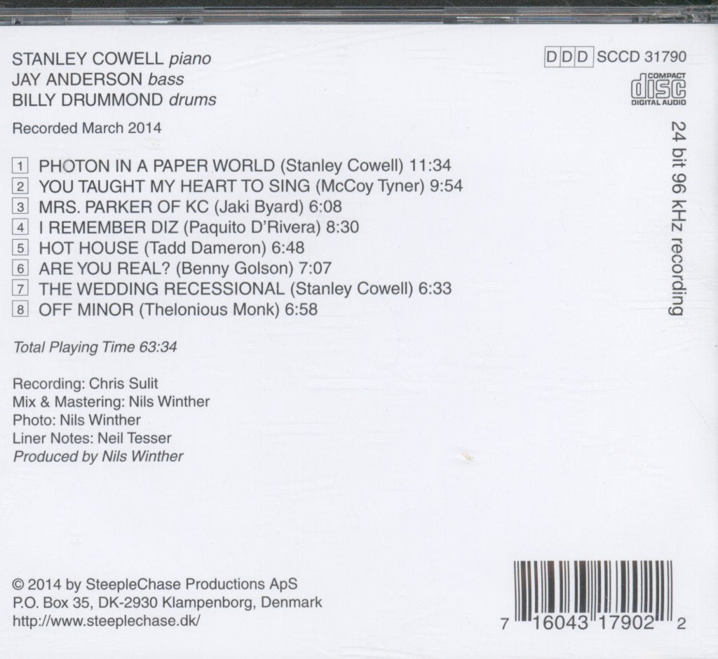 Stanley Cowell Trio - Are You Real? - Cd