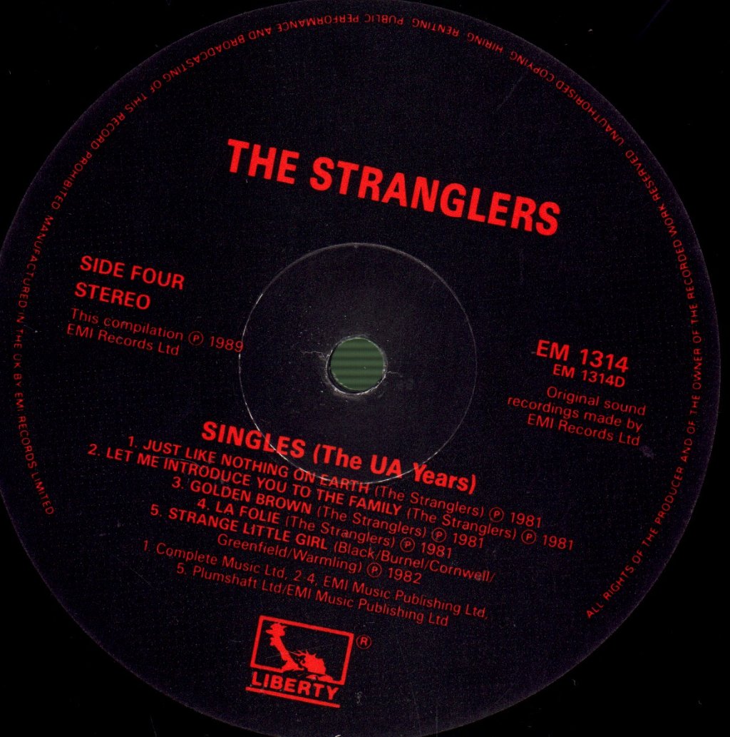 Stranglers - Singles (The U.A. Years) - Double Lp