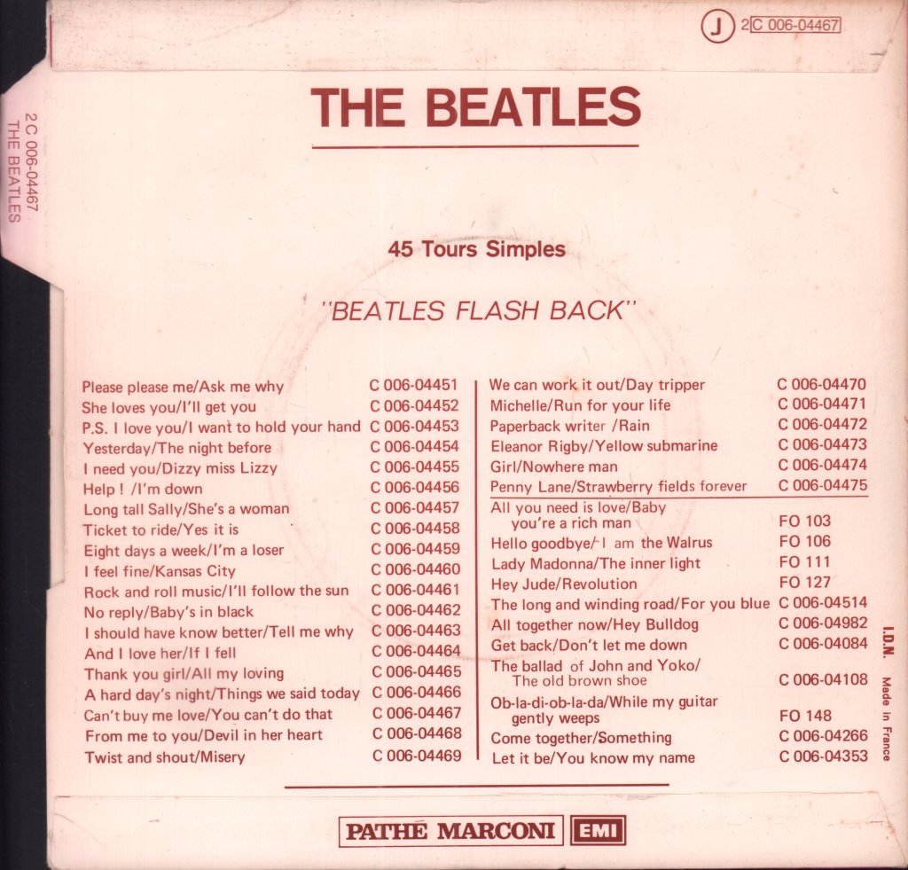 Beatles - Can't Buy Me Love - 7 Inch