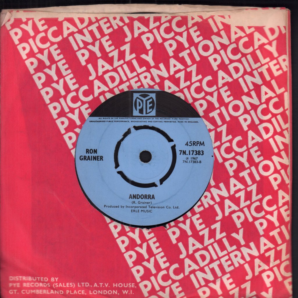 Ron Grainer - A Man In A Suitcase - 7 Inch